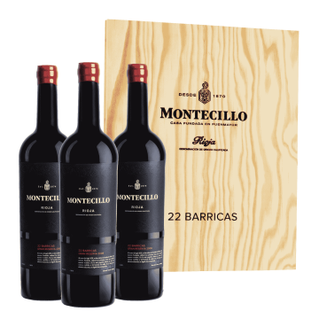 Montecillo 22 Barricas Kist 3x0,75ltr
